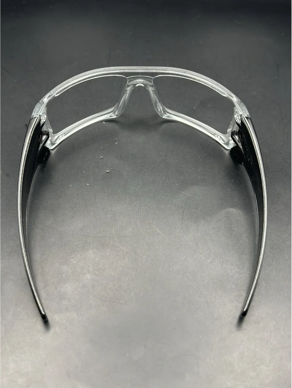 Oakley Batwolf Polished Clear/Black Gold Text Frame